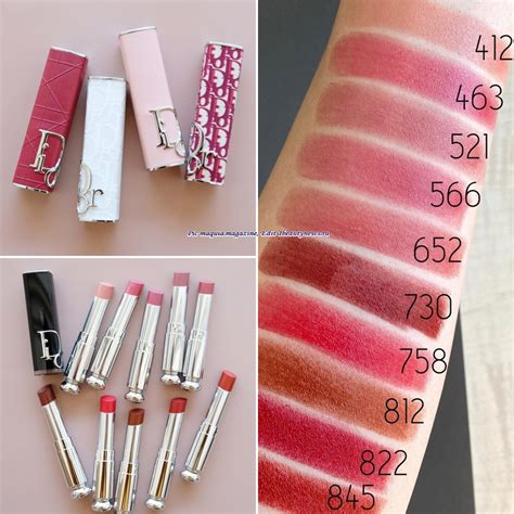 dior addict high shine 382|Dior Addict shine swatches.